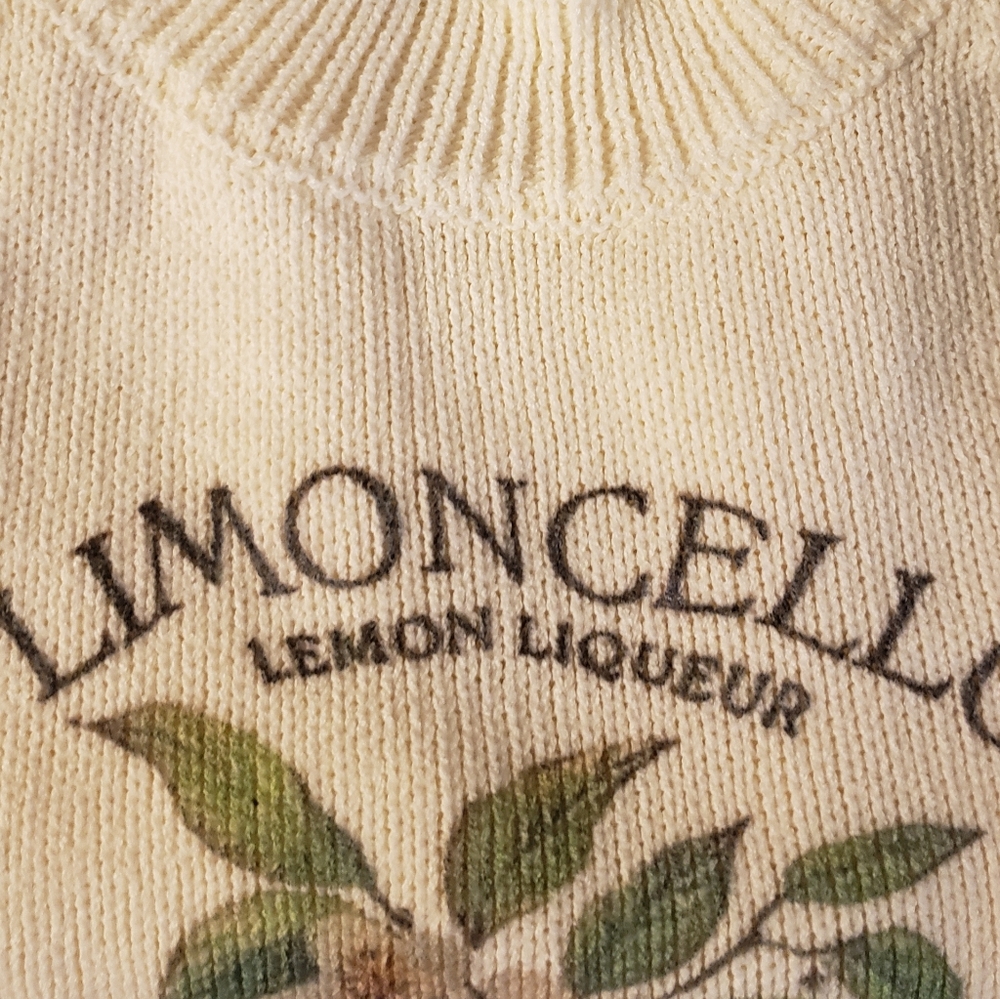 NEW! Limited Edition! Limoncello Graphic Knit Tank Top - Picture 6 of 6